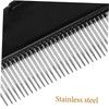 FOMIYES 4pcs Metal Eyelash Comb Dense Lash Comb Lash Separator