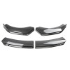 Unbranded Carbon Fiber Style Front Bumper Lip Spoiler Strut R