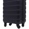 Wrangler Hardside Carry-On Spinner Luggage, Navy Blue, 20-Inch