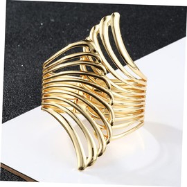 LALAFINA 8 Pcs Wristband Bracelets for Men Wide Wire Bracelets Wide Cuff Bangle Women Bracelets Mens Bracelets Cuff Wrap Bracelet Trendy Bracelets Bangle Bracelet Alloy Hollow Out Miss