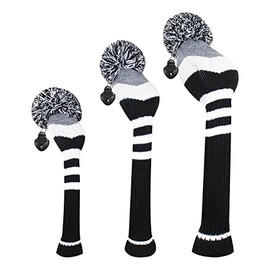 Scott Edward Golf Club Head Covers Set of 3 Fits Well Driver(460cc) Fairway Wood and Hybrid(UT) The Perfect Change for Golf Bag