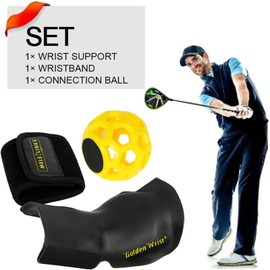 CocCCoon Golf Swing Trainer Ball Golf Training Aids,Wrist Trainer For Golfer Beginner Golf Smart Ball Golf Swing Training Aid With Corrective Wristband And Golf Training Ball Golf Wrist Training Aid