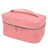 PU Leather Portable Makeup Bag Travel Handheld Detachable Waterproof Toiletry