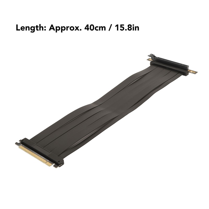 PCIE 4.0 X16 Riser Cable High Speed Flexible Shielding 90