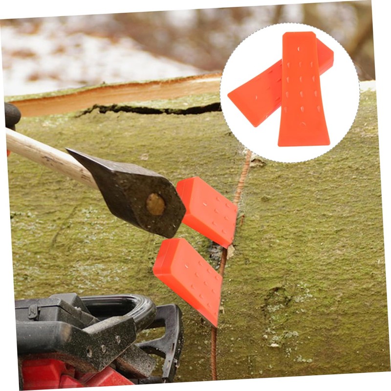 Levemolo 4pcs Tree Felling Wedges for Logging Durable Wood Cutting
