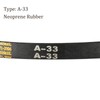 Kozelo A-33 Drive V-Belt - [33-inch Inside Circumference] A-Section Rubber