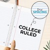 Rosmonde 50 Pack, 1 Subject Spiral Notebook College Ruled Bulk,