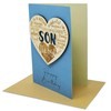 Birthday Card for Your Son with a Special Wooden Keepsake
