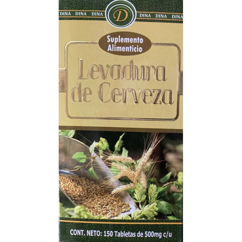 Dina Levadura de cerveza 150 Tabletas Omega 3 Vitamina B