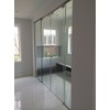 Top Hardware Stainless Steel 2-1/4" OD Thru-Glass Shower Sliding Door
