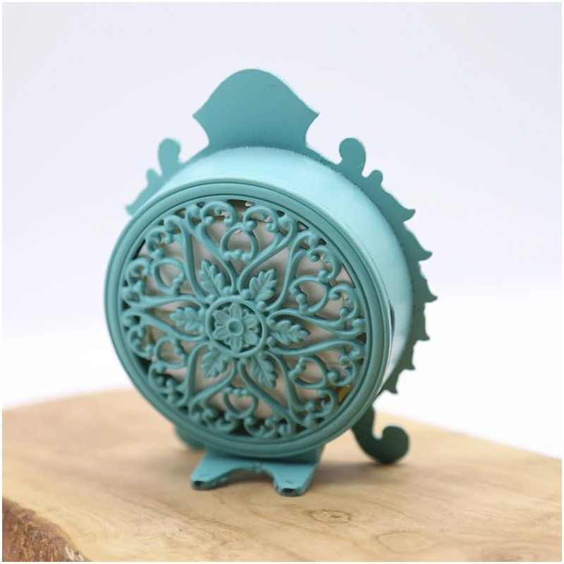Small Mini Boudoir French Vintage Style Shabby Chic Verdigris Toilet