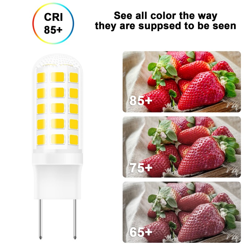 Gaormii G8 Led Bulb Dimmable, 35W Halogens Equivalent, T4 JCD