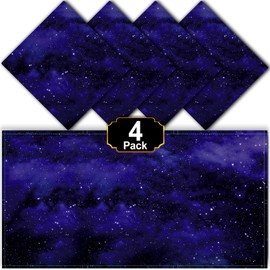 Aheroi Aheroi 4 Pcs Magnetic Light Cover Fluorescent Office Light Covers, Cloud Light Covers for Ceiling Lights Classroom Fluorescent Light Covers Drop Ceiling Light Cover for Office Home Classroom(Starry)