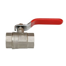 Ball Valve 1/2 Inch Internal Thread Made of Pressed Brass, Full Bore, Lever Handle