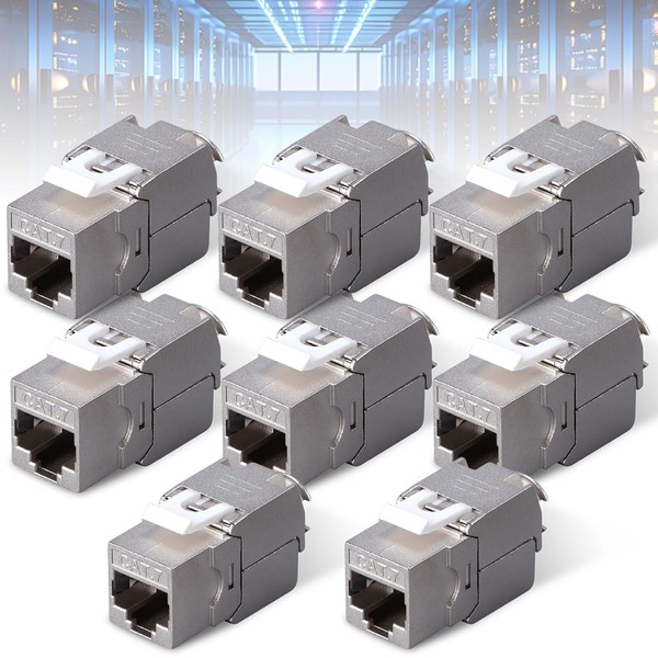 Leikurvo RJ45 CAT7 Keystone Module Jack Shielded Up to 10