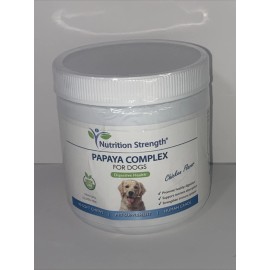 Nutritional Strength Nutrition Strength Papaya for Dogs Digestive Enzyme Complex 90 Chews Exp. 1/26