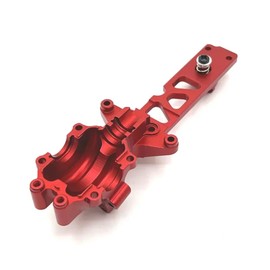 RWLZLB Metal Front Gearbox Cover Parts for Hyper Go 1/16 RC Car Parts, Upgrade Aluminum Alloy 16160 Part, Replacement Accessories for Hyper Go H16BM H16GT H16DR H16PL RC Car (Blue,Integrate)