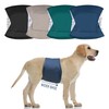 ZINGTERRA 4Pack Reusable Dog Diapers Male,Leakproof Pet Soft Dog Belly