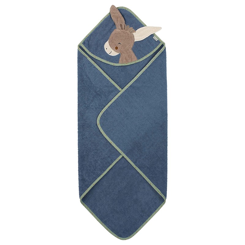 Sterntaler Emmilius Hooded Bath Towel 80 x 80 cm with