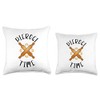 PIEROGI TIME Cute Pierogi With Rolling Pin Poland Gift Throw