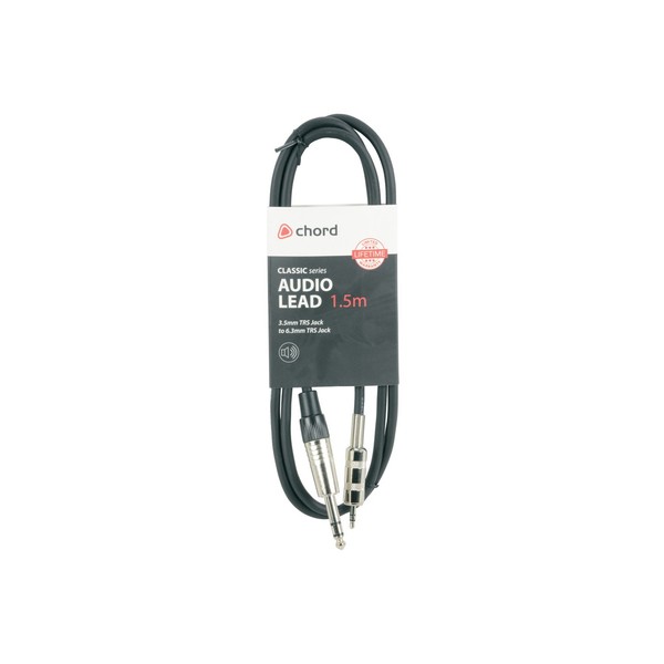 chord S6-3J150 1.5 m 3.5 mm to 6.3 mm TRS Jack Lead
