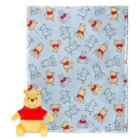 Northwest Winnie The Pooh Hugger Pillow & Throw Blanket Set