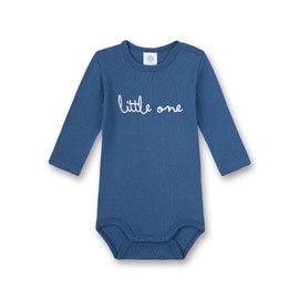 Sanetta Long-Sleeved Bodysuit Blue | High Quality and Sustainable Bodysuit for Boys Made of Organic Cotton Baby Bodysuit, blue