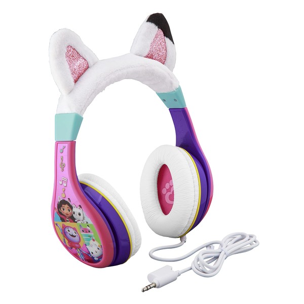 eKids Gabbys Dollhouse Children's Headphones Wired for School, Home or