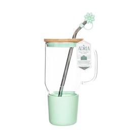 10 Strawberry Street Adria Hydration Bottle Tumbler Bottled Washable Drinkware:_Sage