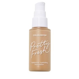ColourPop Pretty Fresh Liquid Foundation - Hydrating Foundation with Medium, Buildable Coverage & a Natural Finish - Enriched with Hyaluronic Acid & Coconut Water - Medium 100W (1 oz)