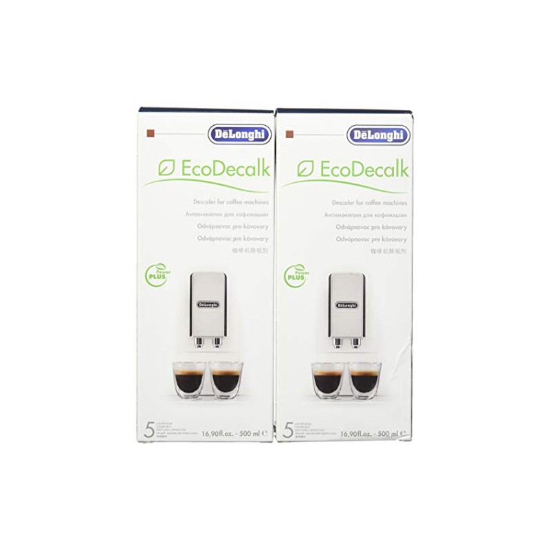 DeLonghi Eco Descaling Solution 5513291781 (Pack of 2)