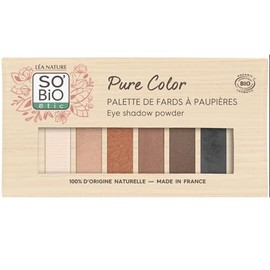 LÉA NATURE SO BIO ÉTIC Pure Colour Eyeshadow No. 1 Eyeshadow Ultra Fine Texture Allows Nude or Carbonated Iridescent and Matte Eyeshadow Vegan Made in France 6