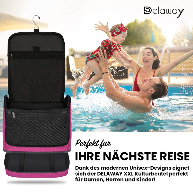 DELAWAY® XXL toiletry bag for hanging up - toiletry bag