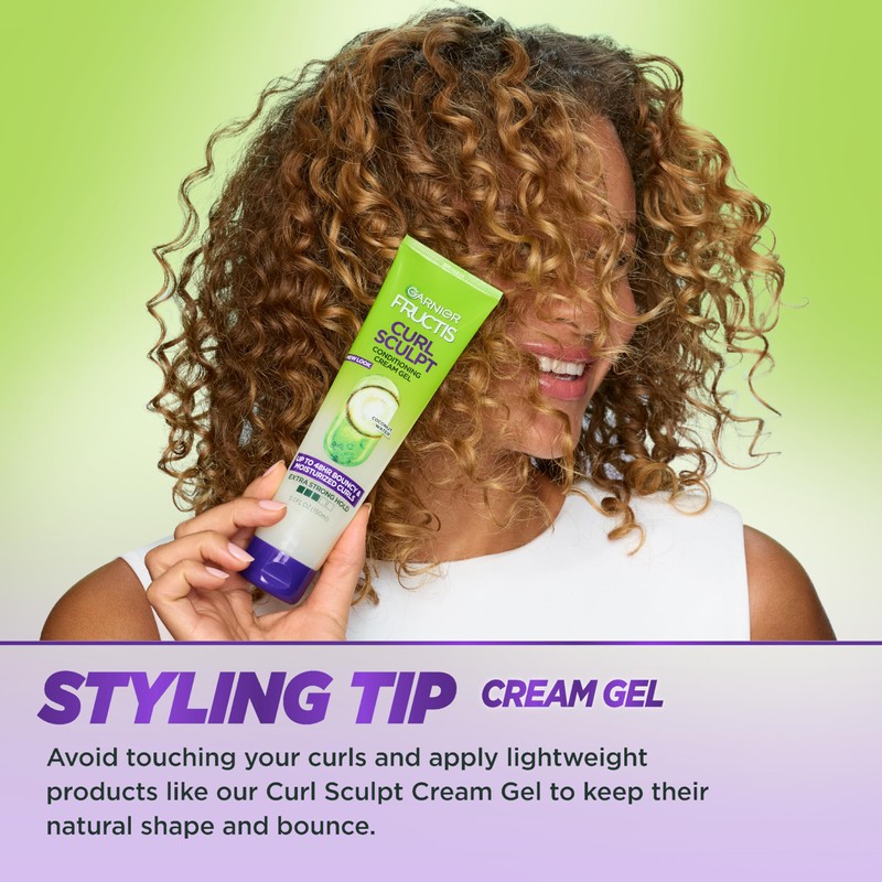 Garnier Fructis Style Curl Sculpt Conditioning Cream Gel for Bounce