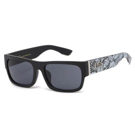 Locs Graffiti Print Men's Sunglasses - LOC91187-GRFTS