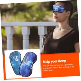 Ipetboom Travel Eye Shade Pcs Sleeping Eye Mask Lightproof Sleep Mask Rest Blindfold for Home