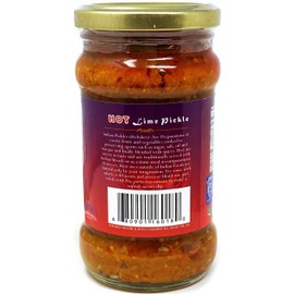 Rani Lime Pickle Hot (Achar, Spicy Indian Relish) 10.5oz (300g) Glass Jar ~ Vegan | Gluten Free | NON-GMO | No Colors | Popular Indian Condiment, Indian Origin