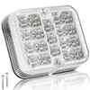 AGRISHOP 1piece 12/24V LED Rear Trailer Reverse Light White,19leds Trailer