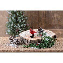 GANZ Regal Red Cardinal 2.76 x 2.17 Iron Table Top Holiday Figurine