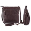 Wise Owl Accessories Real Leather Small Crossbody Handbags & Purses