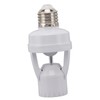 Motion Sensor Light Socket, PIR Motion E27 Screw Lamp Adapter