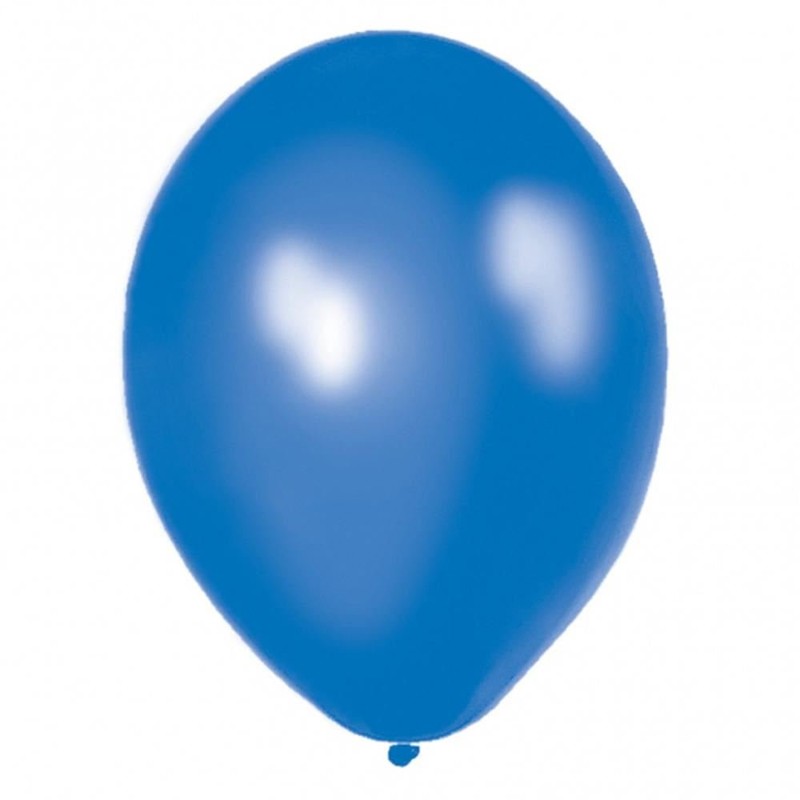25pcs Plain 12" Dark Blue Helium Quality Latex Balloons Birthday