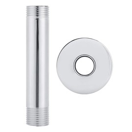 Stainless Steel Shower Arm With Plates For Bathroom And Bath G1/2 Inch Brazo De Ducha De Acero Inoxidable