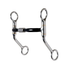 Reinsman Easy Rider Bit | Equestrian Training Stage B Transition Leverage Short Shanked Half Gag Comprise Bits | 452