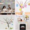 XZSKD Easter Tree Decorations, 8 Pcs Bunny Eggs Easter Decorations,