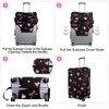 Pink Dino Suitcase Luggage Cover, Thick Suitcase Cover for Carry