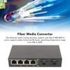 SFP Fiber Switch 6 Ports 10 100 1000M Self Adaptive