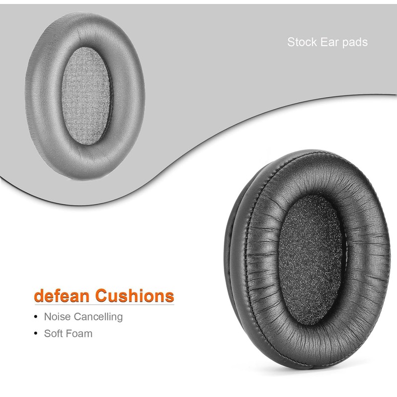 Replacement Ear Pads and Microphone Foam Compatible with HyperX CloudX/Cloud