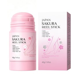 Cracked Foot Heel Repair Stick, JAPAN SAKURA Heel Balm for Dry Cracked Feet Heels Deeply Moisturize Soften Feets, Exfoliates Dead Skin Moisture, Suita