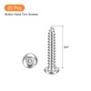 sourcing map #6 x 3/4" Torx Security Screws, 20pcs Button